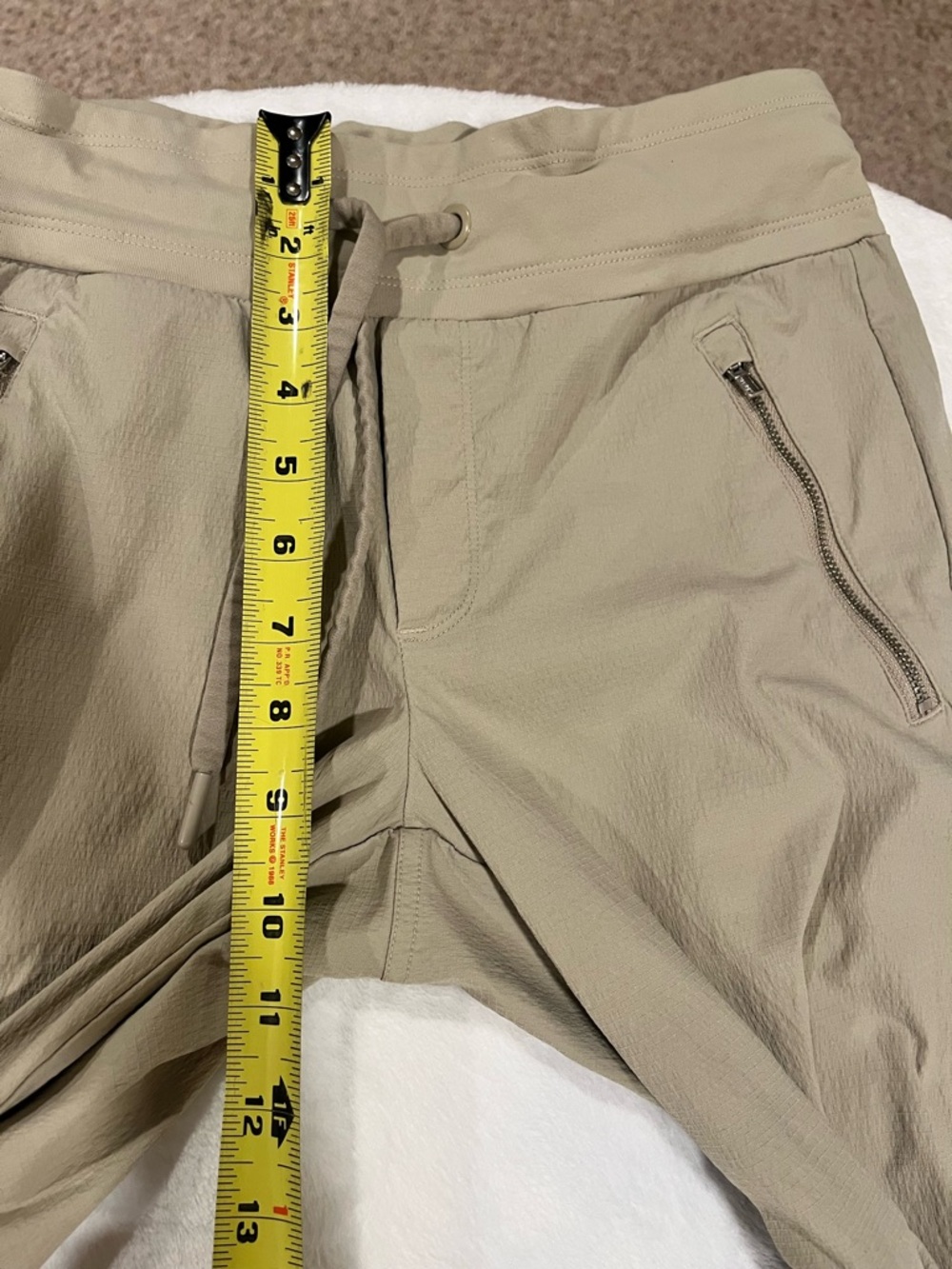 Athleta Trekkie North Jogger Hiking Pants Khaki Tan Size 4 - Picture 8 of 10
